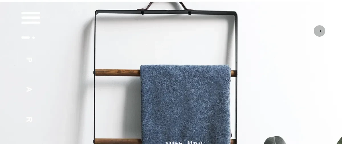 Customized Date Bath Towel, Birthday Embroidery