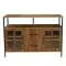 Living Room Shelves, With Two Storage Rooms, Storage Box, Modern Kitchen Utensils Cabinet, Self-service Wooden Storage Cabinet, Corridor Dining Room Transparent Glass Cabinet