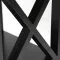 Black, MDF Painted, 40x30x55cm, Bedside Table
