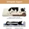 MEWOOFUN Orthopedic Dog Bed For Medium Dogs - Egg Crate Foam Sofa With Waterproof Lining & Anti-Slip Bottom, Washable Removable Cover Brown, Large