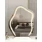 Large Makeup Mirror Cloud Shape Vanity Mirror 3 Colors LED Lights 220V