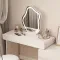 Large Makeup Mirror Cloud Shape Vanity Mirror 3 Colors LED Lights 220V