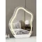 Large Makeup Mirror Cloud Shape Vanity Mirror 3 Colors LED Lights 220V