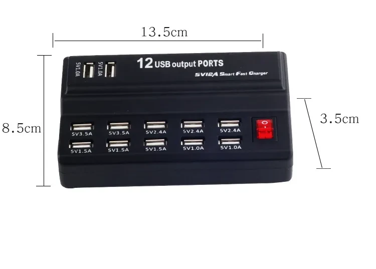 12 port charger