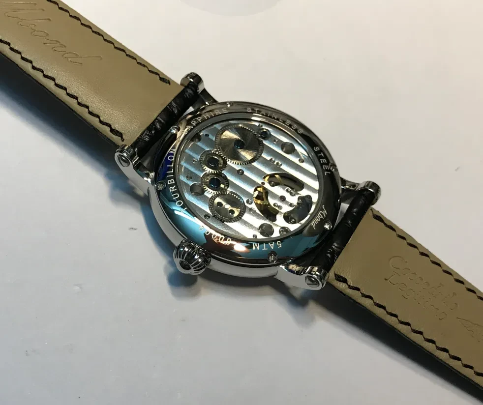3D Globe Tourbillon Round Watch Fashion