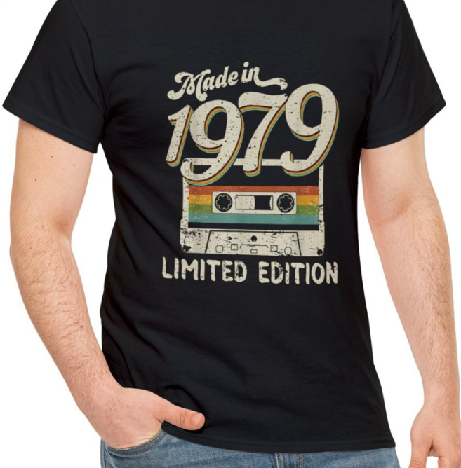 Made in 1979" T-shirt
