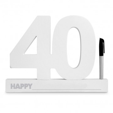 LANDMARK 40TH SIGNATURE BLOCK WHITE