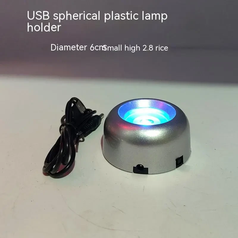 Usb Crystal Without Music Base Spherical Lamp Holder
