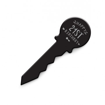 21ST KEY BLACK & SILVER - SMALL