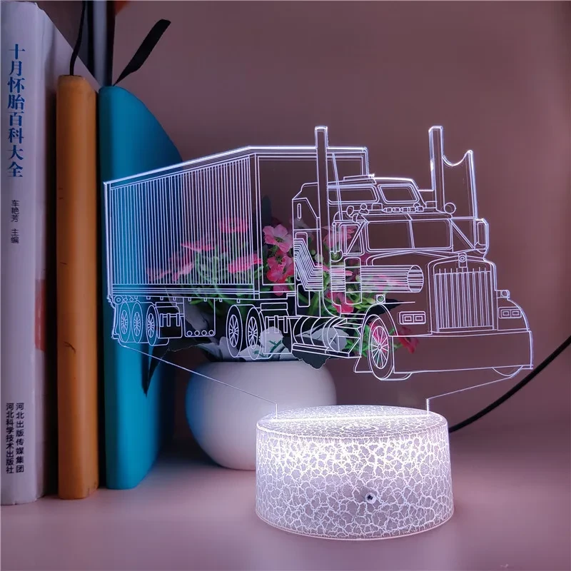 Colorful Gradient USB Touch Remote Control Desk Lamp