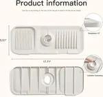 Sink Splash Guards with Beveled Angles