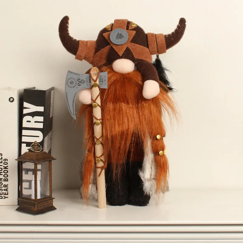 Viking Warrior Dwarf Doll