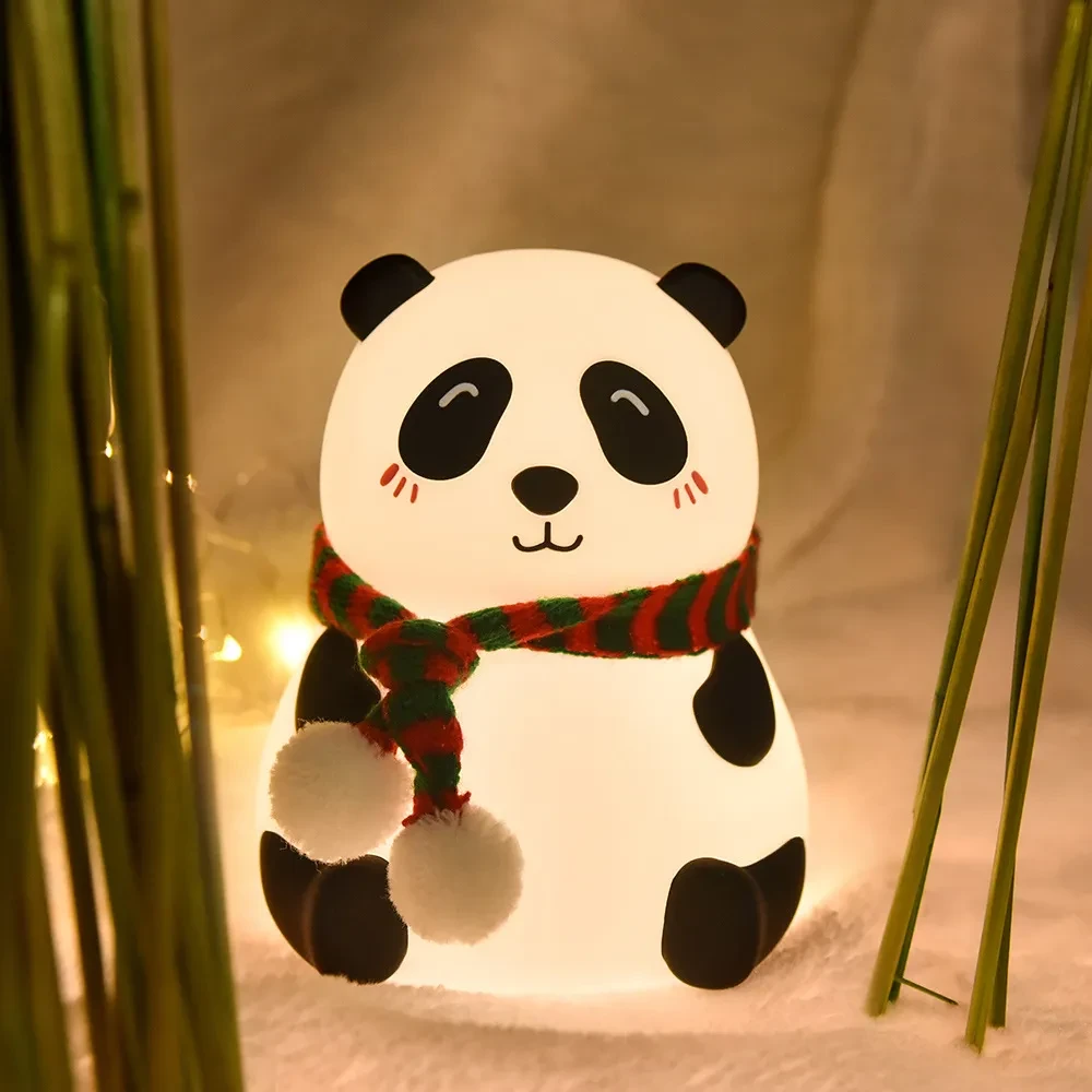 Colorful Atmosphere Lamp Charging Children Cute Cartoon Usb Night Light