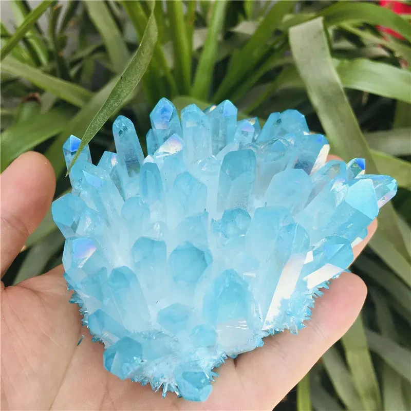 Crystal Cluster Electroplated Crystal Ornament Specimen Healing Stone