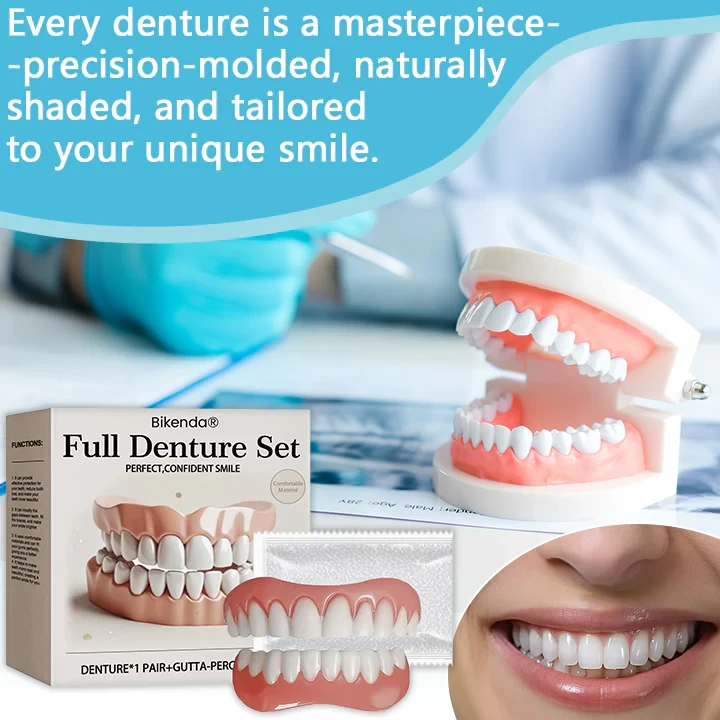 【Bikenda® Official Store】🦷Advanced Full Denture Set