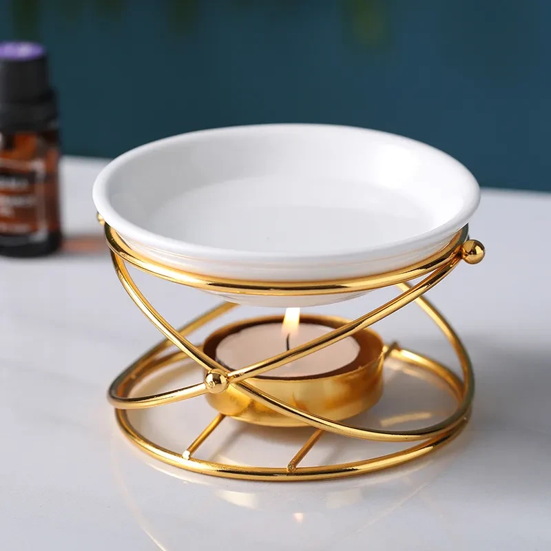 Golden Creative Aromatherapy Furnace Essential Oil Lamp Furnace