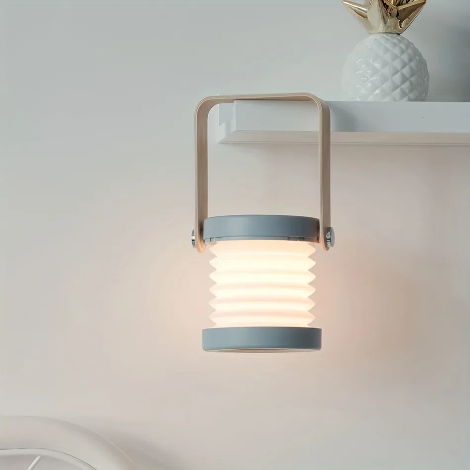 LED Lantern Light Nightlight Christmas Creative Folding Eye Lamp Usb New Unique Home Gift Atmosphere Light