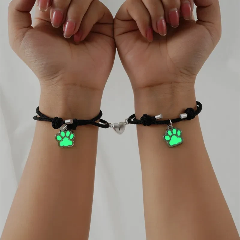 Luminous Dog Claw Pendant Love Magnetic Buckle Attracts