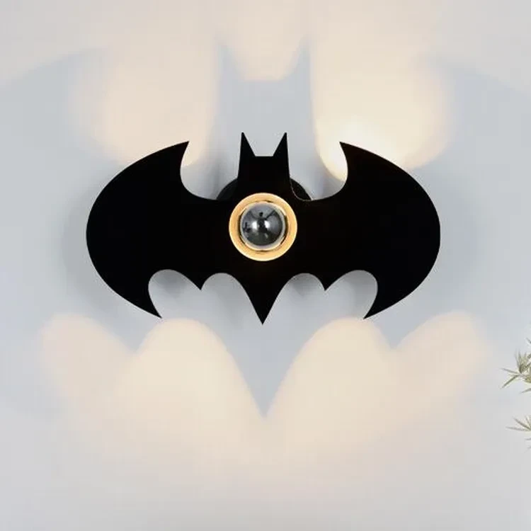 Road Lamp Staircase Wall Lamp Cartoon Children's Room Bat Shadow Wall Lamp