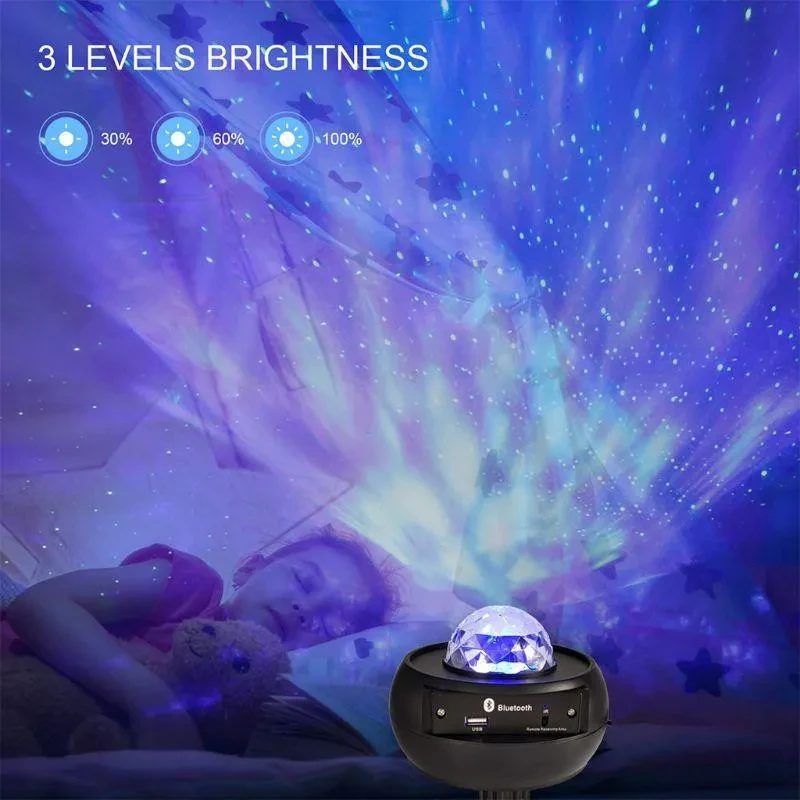 Indoor Starry Sky Projector Lamp Romantic Atmosphere Lamp