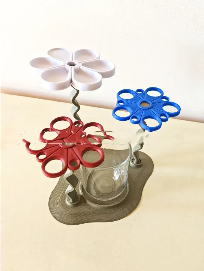 Flower Paint Paint Storage Box Painting Tools