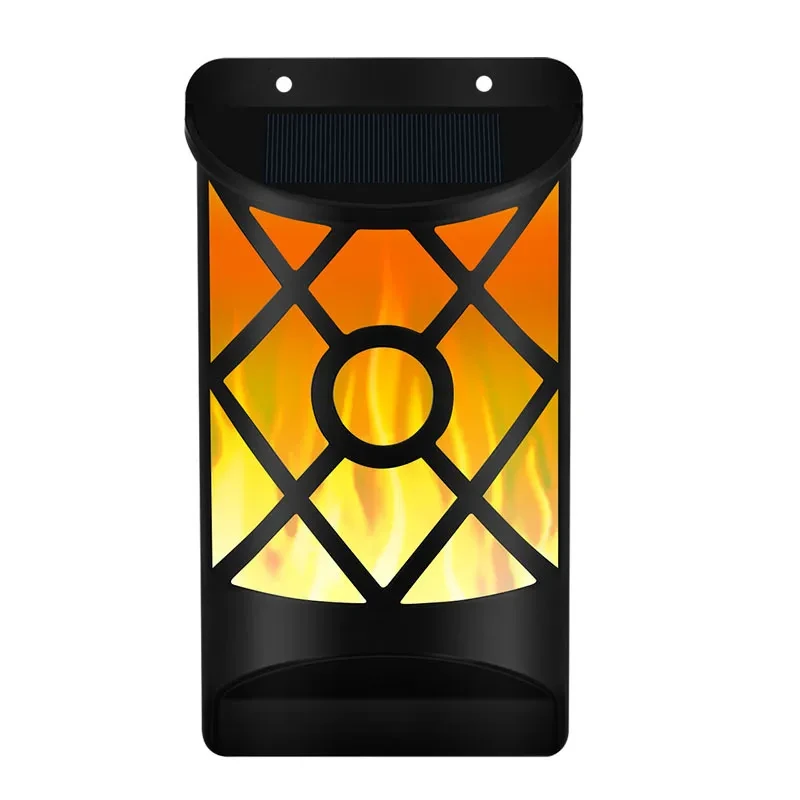 Solar wall lamp induction lamp flame torch flame flare flame flicker 66LED garden lawn lamp
