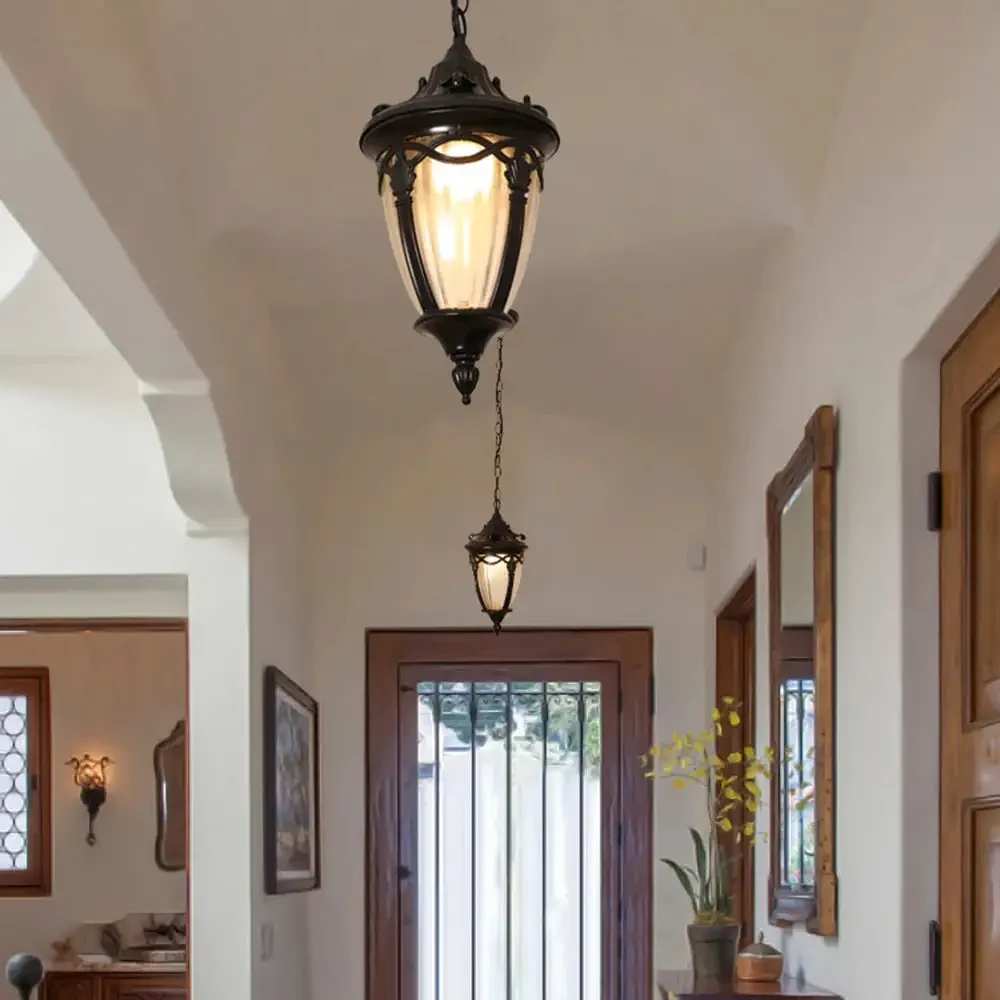 Outdoor Waterproof LED Chandelier Corridor Aisle Garden Lam