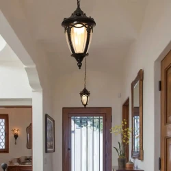 Outdoor Waterproof LED Chandelier Corridor Aisle Garden Lam