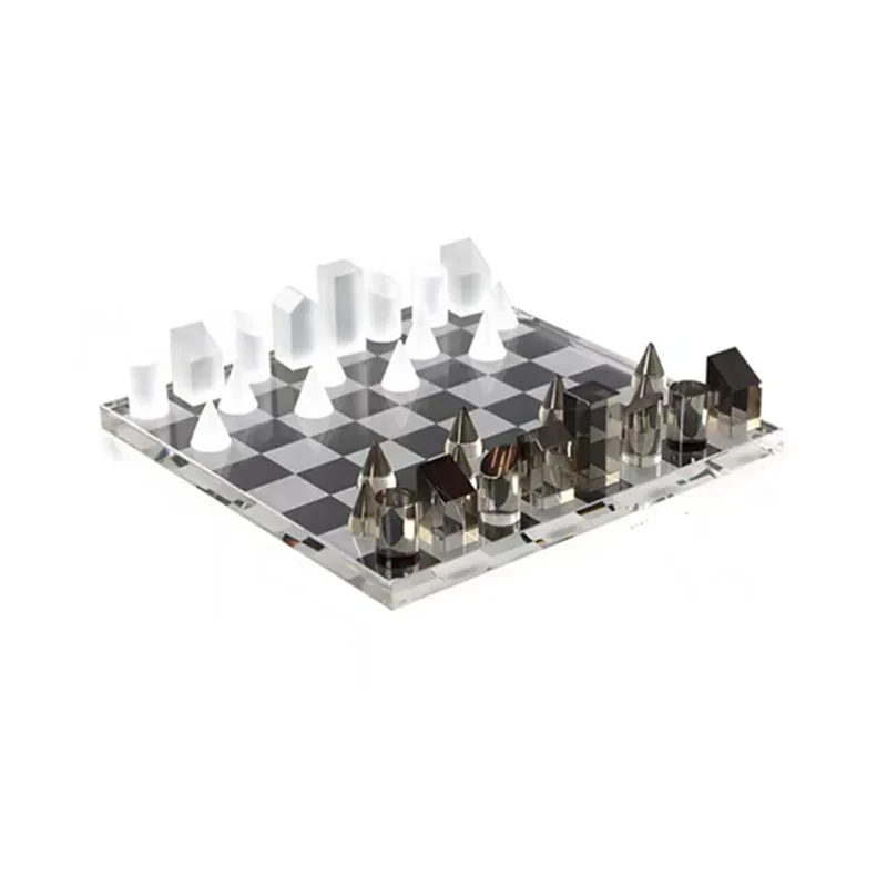 Customized European-style Crystal Chessboard, Bay Window Decoration, Children's Study Room Window, Marble Chess Board Balance Decoration, High-end Gift