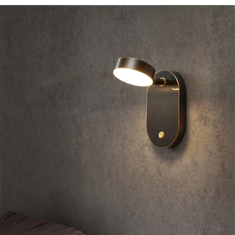 Modern Minimalist Nordic Bedroom Bedside Wall Lamp