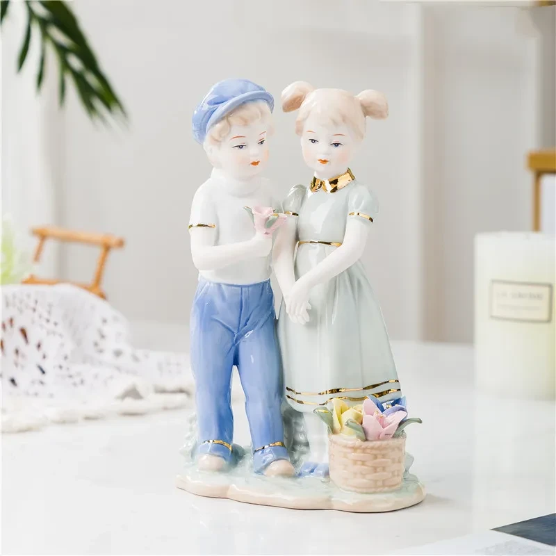 Ceramic Figures Home Decoration Handicraft Ornaments