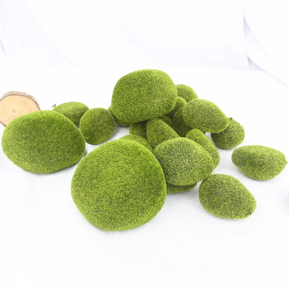 Artificial Moss Stone Block Home Decoration