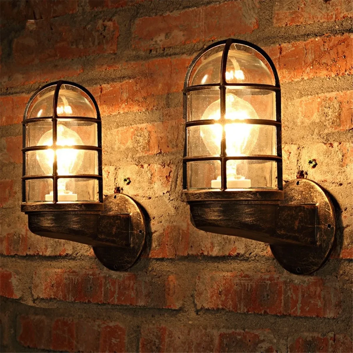 Outdoor lighting for cafe bar