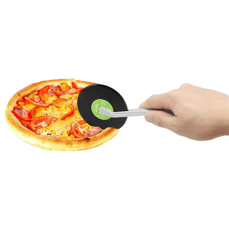 Fashion Silicone Record Pizza Cutter CD Disc Slice Cake Cutter DVD Vinyl Shovel Spoon Turntable Pizza Tool