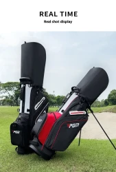 Golf Bag Bracket Insertion Pole Backpack Ball Bag