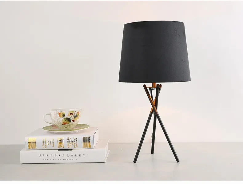 Table Lamp Nordic Simple Work Desk Lamp Wrought Iron Creative