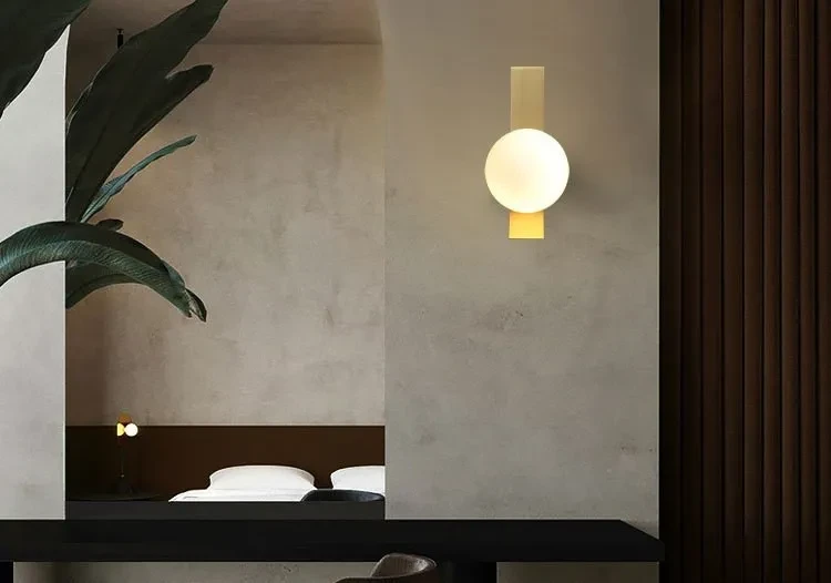Bedroom Bedside Lamp Hotel Background Wall Stairs Aisle Hallway Wall Lamp