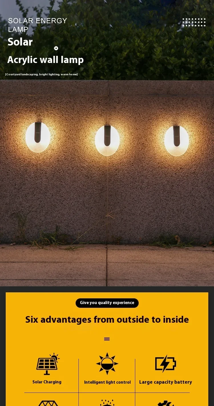 Solar Outdoor Yard Lamp Waterproof
