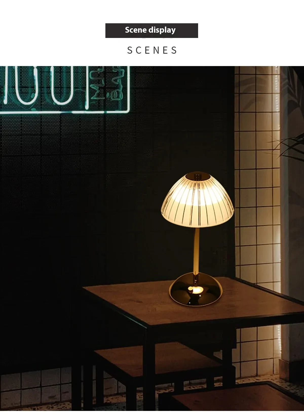 Crystal Retro Table Lamp Bedroom