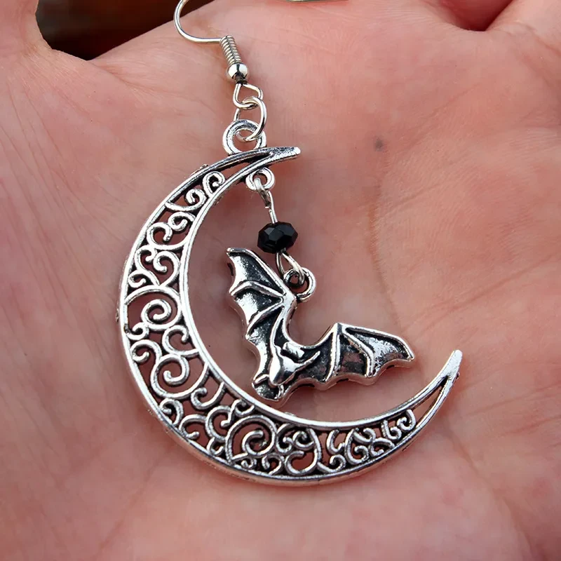 Halloween Series Funny Bat Earrings
