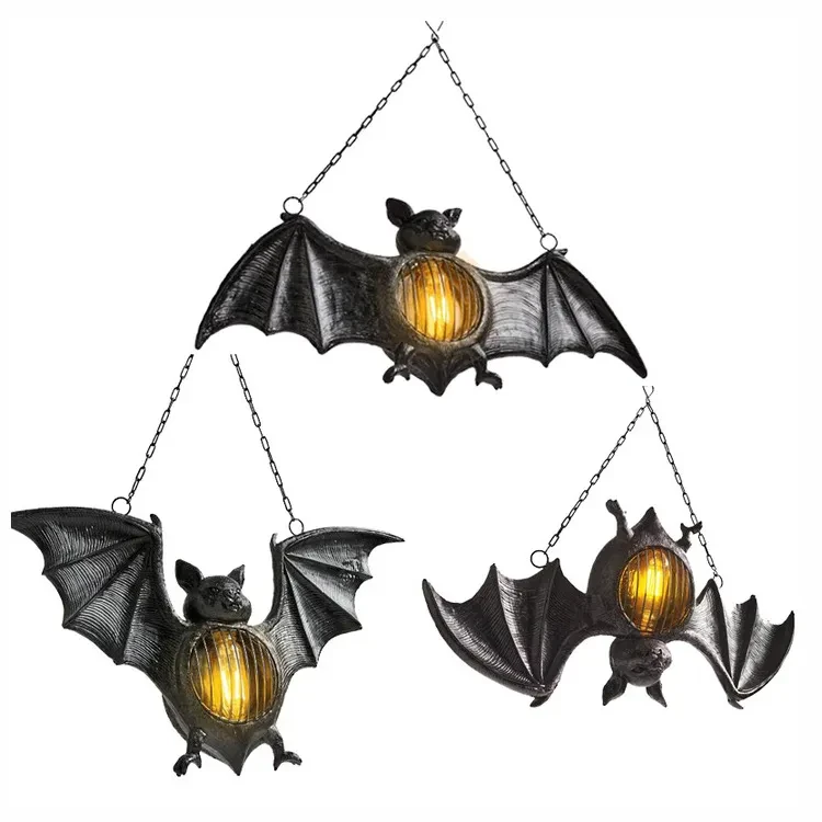 Outdoor Bat Led Lantern Door Bat Pendant Resin