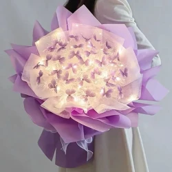 DIY Butterfly Bouquets Handmade Butterfly Flower Bouquet Gift for Girlfriend49% limited time discount