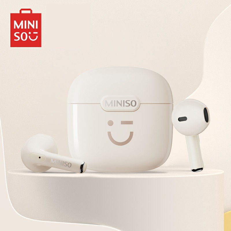 Original MINISO M06 Wireless Bluetooth V5.3 Headset Stereo Gaming Sports Earphones, Noise Reduction Headphones with Mic