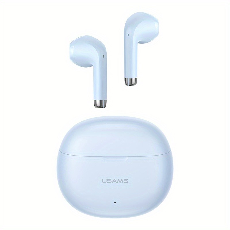 USAMS TureTWS Wireless Earphones BT 5.3, Ultra Mini Size, Sports In-Ear Earbuds, Bass ACC 3D Surround Sound, Model USAMS-YO17