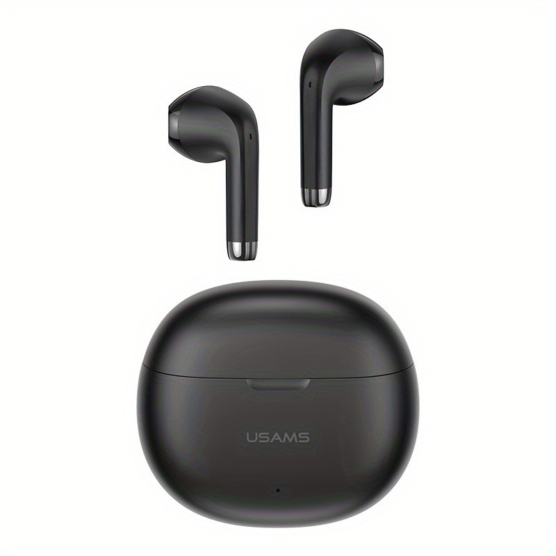 USAMS TureTWS Wireless Earphones BT 5.3, Ultra Mini Size, Sports In-Ear Earbuds, Bass ACC 3D Surround Sound, Model USAMS-YO17