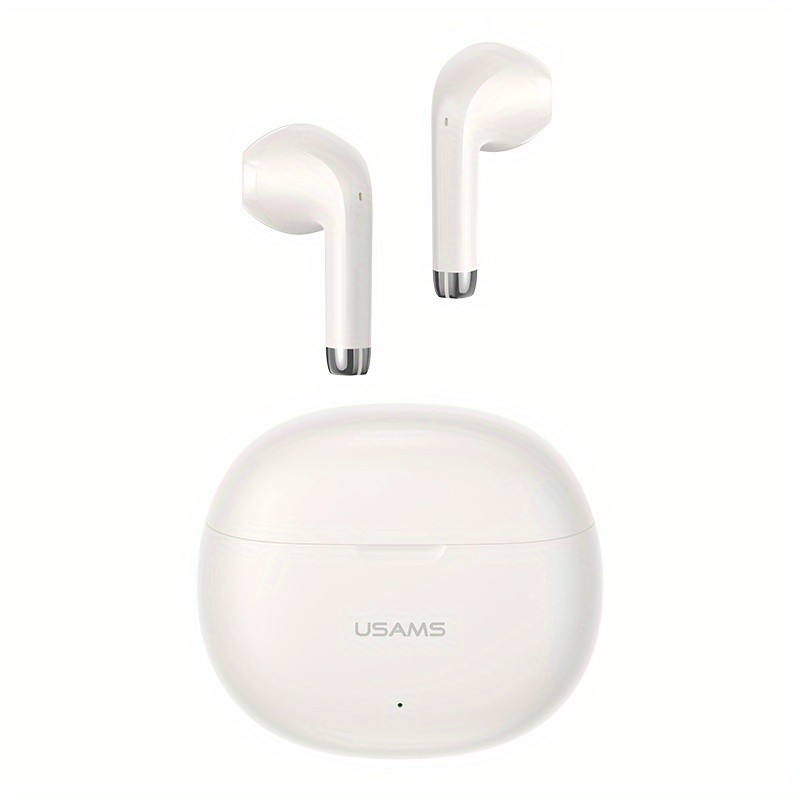 USAMS TureTWS Wireless Earphones BT 5.3, Ultra Mini Size, Sports In-Ear Earbuds, Bass ACC 3D Surround Sound, Model USAMS-YO17