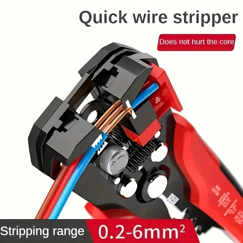 5-in-1 Multifunctional Wire Stripper Automatic Wire Stripper, Cutting Crimping Pliers, Disassembly Tool
