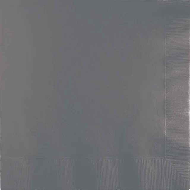 Glamour Gray Lunch Napkins (Pack of 50)