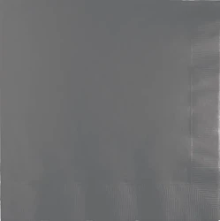 Glamour Gray Lunch Napkins  (Pack of 50)