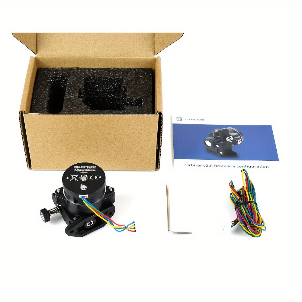 LDO Orbiter Extruder V2.0  Dual Driver Gear Extrusion 3D Printer Parts for CR10/10S, Ender3/3 Pro, Ender5